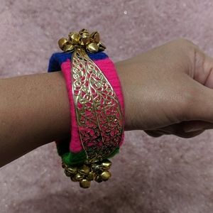 Multicolored traditional bracelet bangle